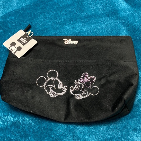 💐 Disney Mickey Mouse Cosmetic Travel Bag x Primark Black - Picture 2 of 8